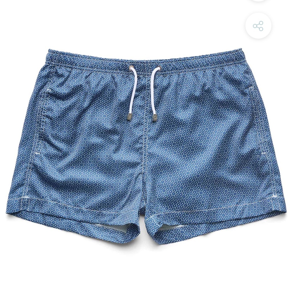 Men’s Marwida Swim Shorts Blue Coral Size M NWT